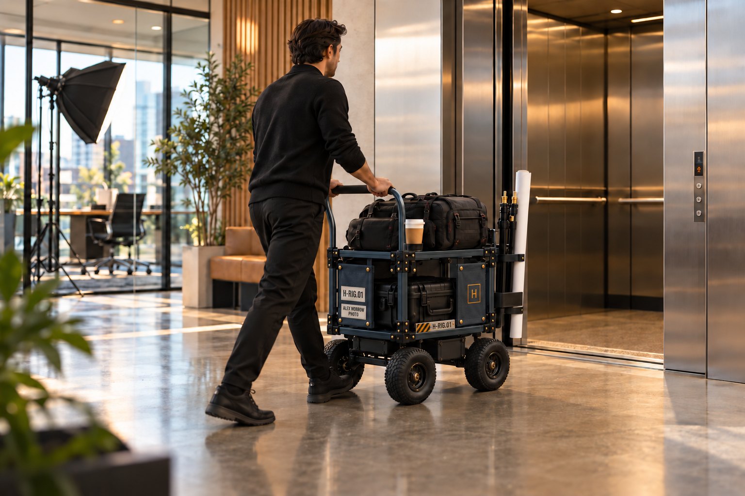 Concept: City RIG-01 by a lift
